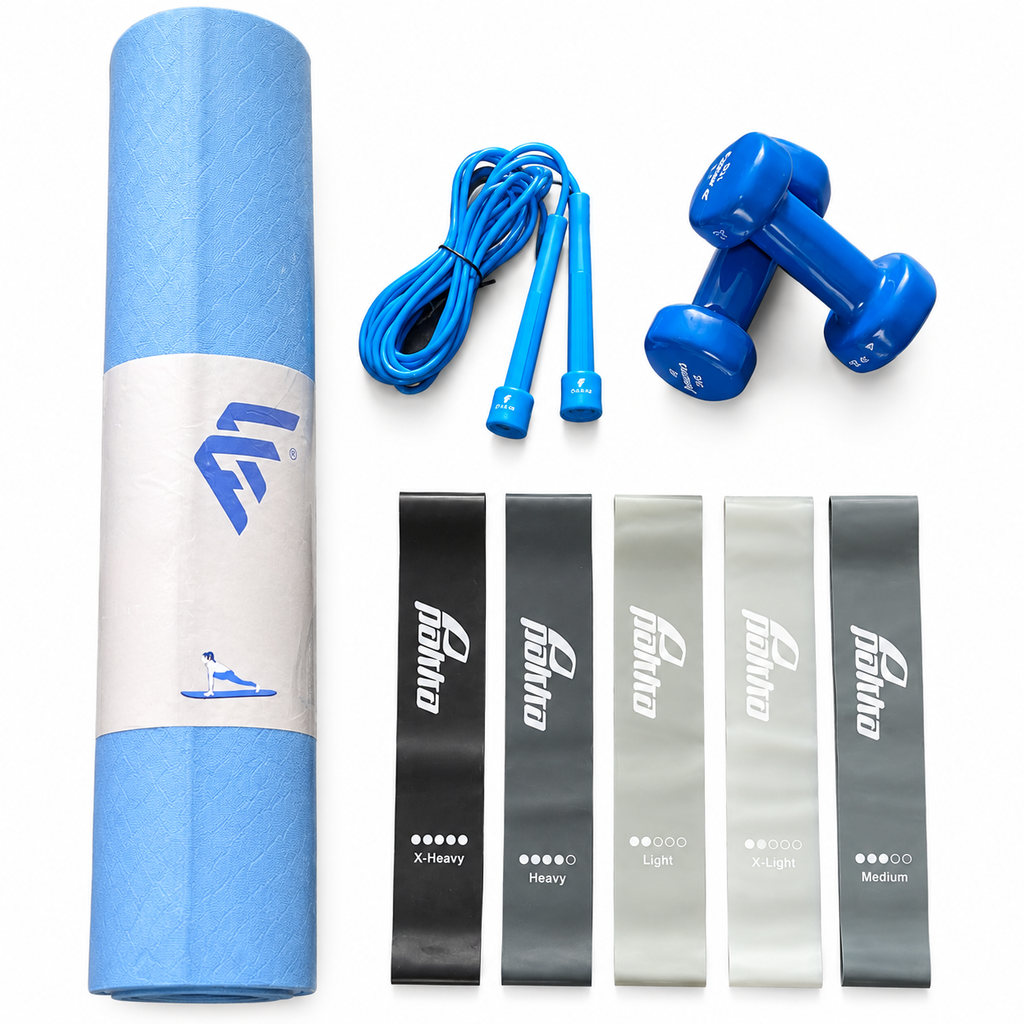 Pack Fitness Complet – 4 Accessoires à 330 DH